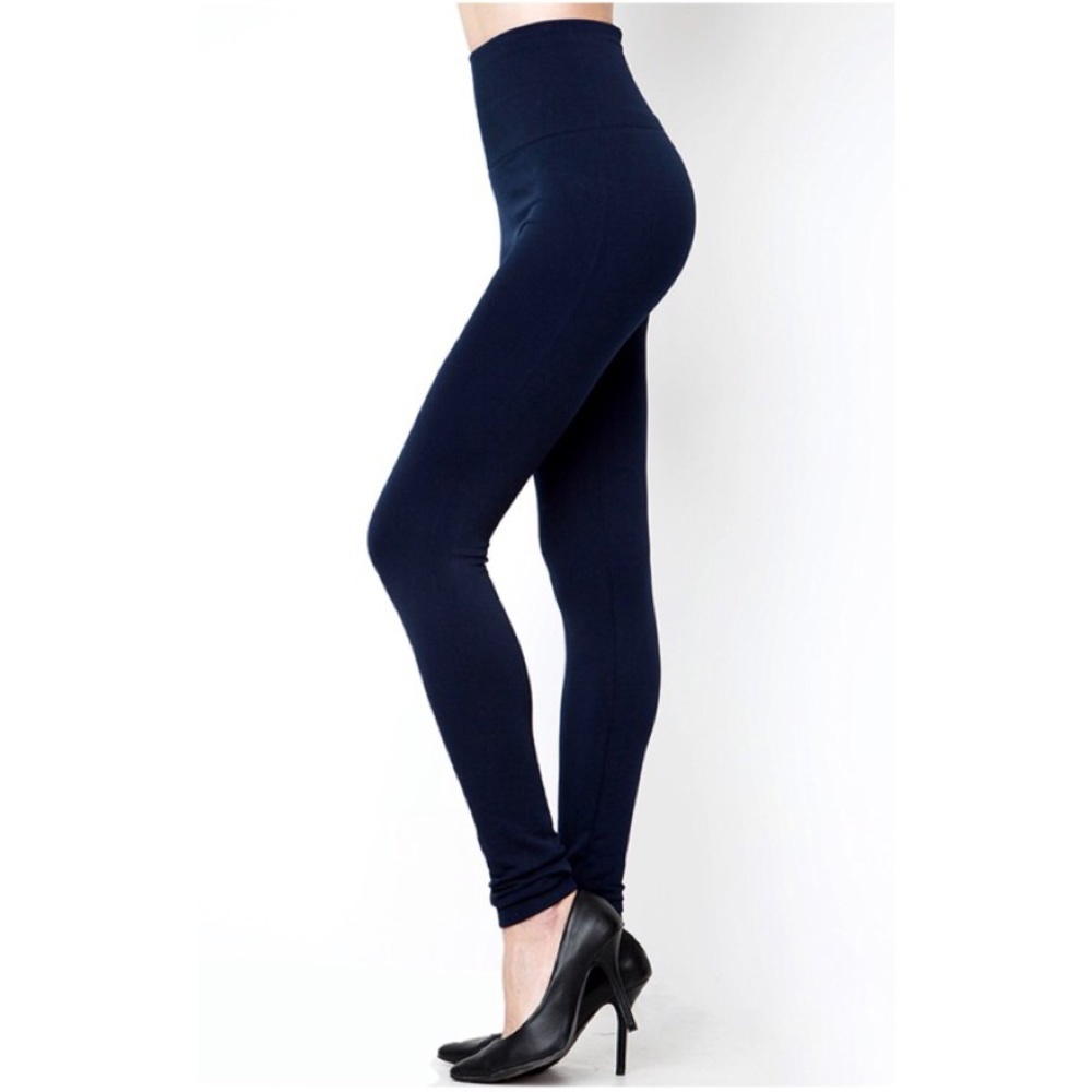Fleece Lined Tummy Control Leggings - Picture 4 of 4